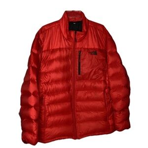 The North Face 550 Goose Down Puffer Men’s XL Jacket Red Full Zip